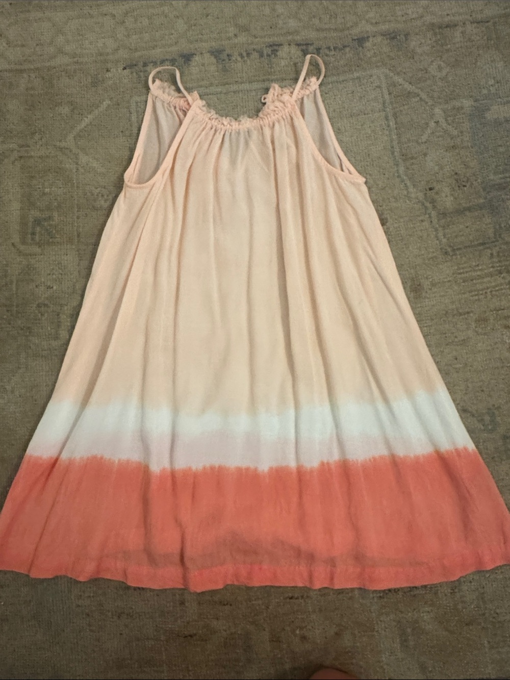 Bella Dahl Pink to Coral Ombre Tank Dress
